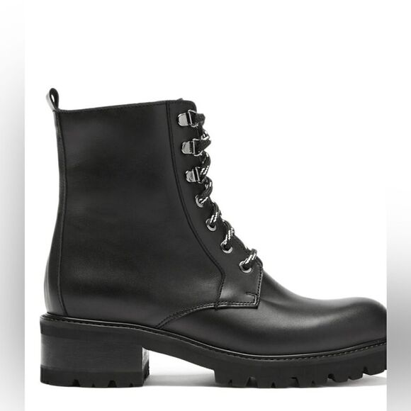 La Canadienne Clover Leather combat Moto Bootie. 7. New - Picture 5 of 17